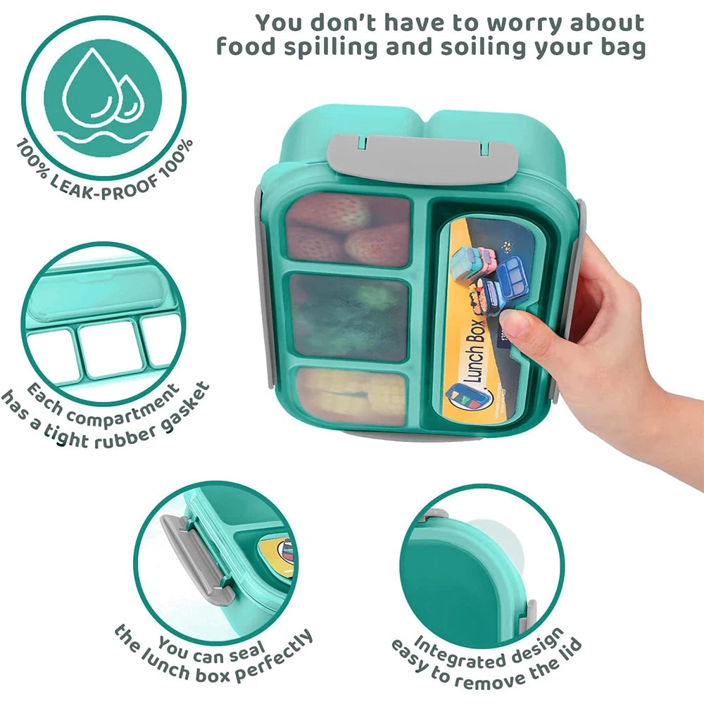 Leak-Proof BPA Free Bento Box for Kids